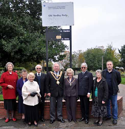 Lord Mayor, Lady Mayoress and Yardley
                  Conservation Committee