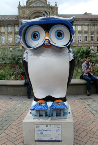 Alf the Penquin Owl,
                        Victoria Square