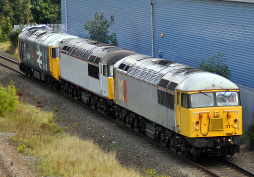 56311 dragging 56091 & 50026 Indomitable