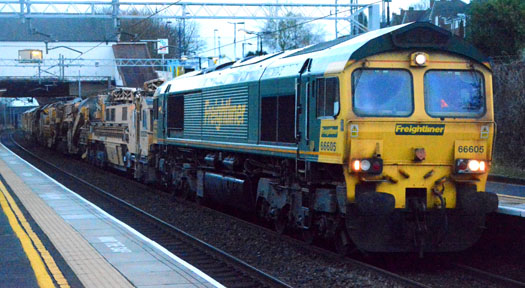 66605 & track machine