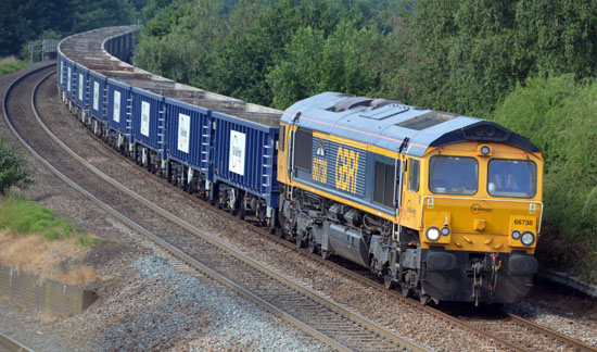 66738 GBRf,
            Portbury - West Burton