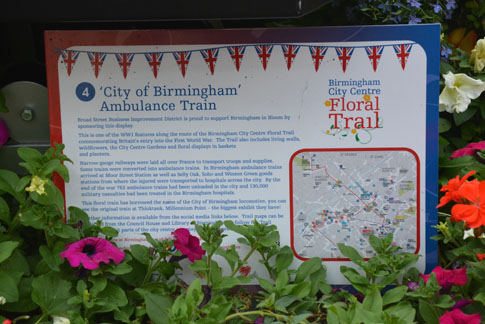 Birmingham
                City Centre Floral Trail