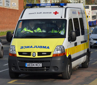 British
                Red Cross Ambulance