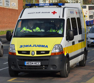 British
                Red Cross Ambulance