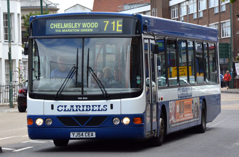 Claribels Bus YJ54
          CEA