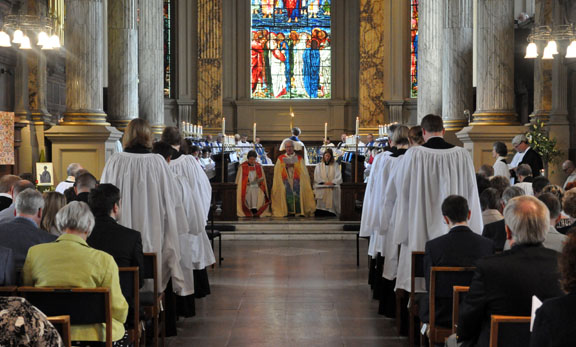 Bishop David and
        the Deacons