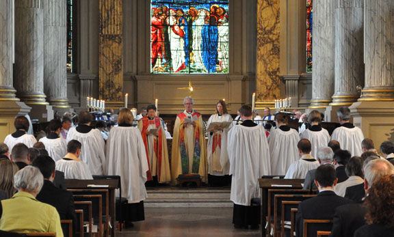 Bishop David and
        the Deacons