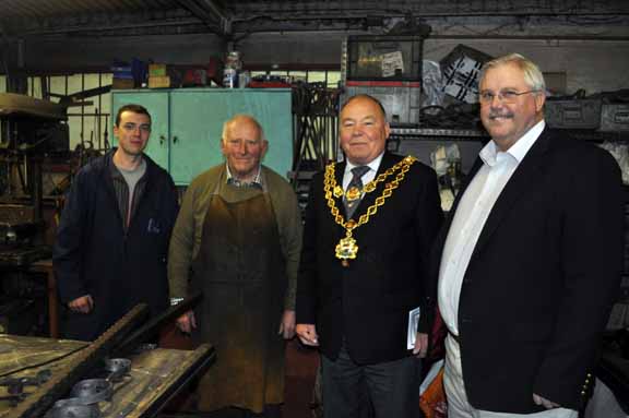 The Blacksmiths, who made the Plaque