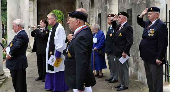 Service - Rev Dr David Bennett, Padre to the FBESA