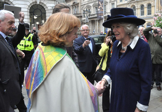 HRH Duchess of Cornwall and The Very Revd Catherine
          Ogle, Dean of Birmingham