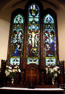 The Alter for
              Harvest Festival