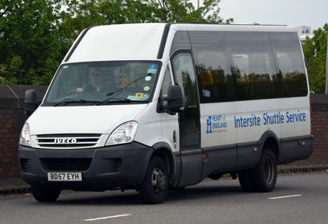 Heart of
                    England NHS Shuttle Bus