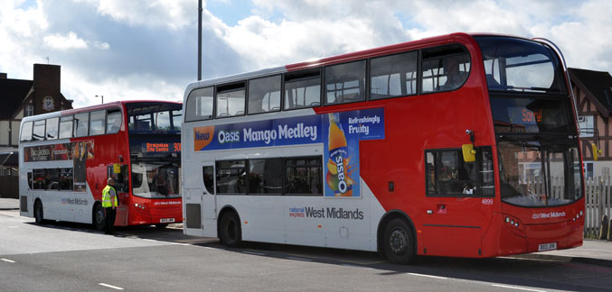 National Express WM Buses
          4899 & 4911