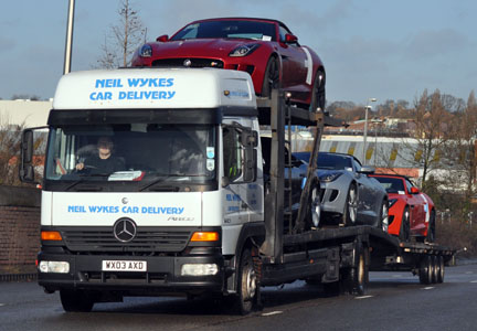 Neil Wykes Car Delivery