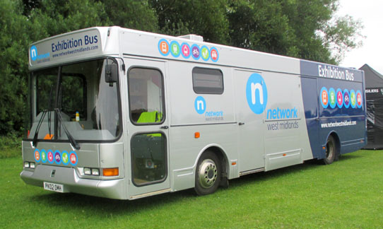 Network West Midlands Exhibition Bus