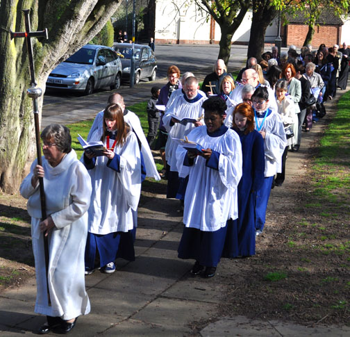 Palm
                Sunday Procession 2012