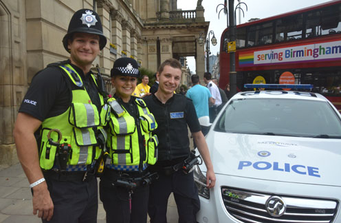Police Officers, Victoria Square, Birmingham UK