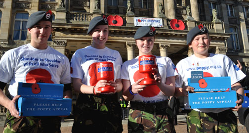 Poppy Appeal Launch
        Birmingham 2011