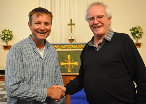 Rev Andrew Alden
        & Roger Jones