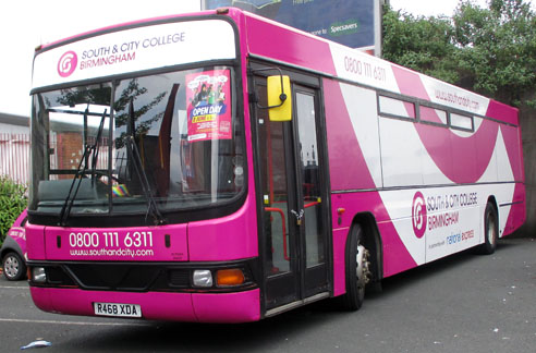 South & City Birmingham College Bus