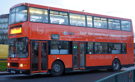 South Wolverhampton & Bilston Academy
                    Bus