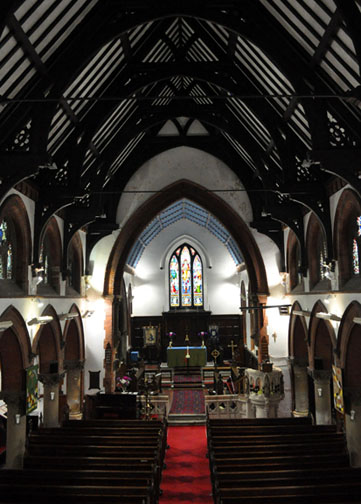 St
            Cyprian's Church interior