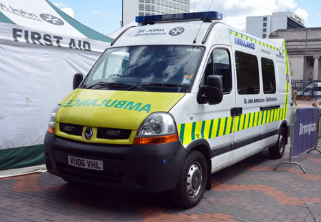 St John Ambulance, Centenary Square, Birmingham