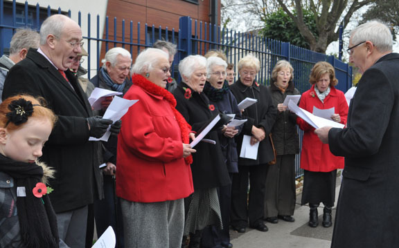 In crowd Singers