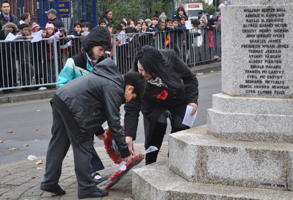 wreath laying