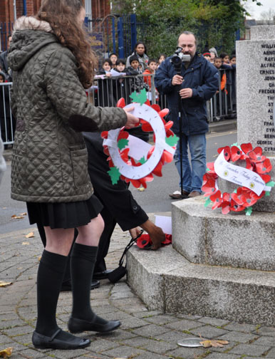 wreath laying