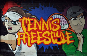 tennis freestyle